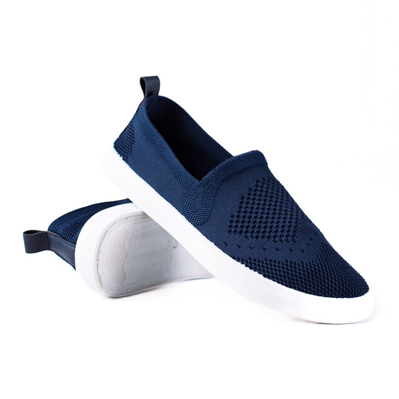 SHELOVET Slipons azul marinho