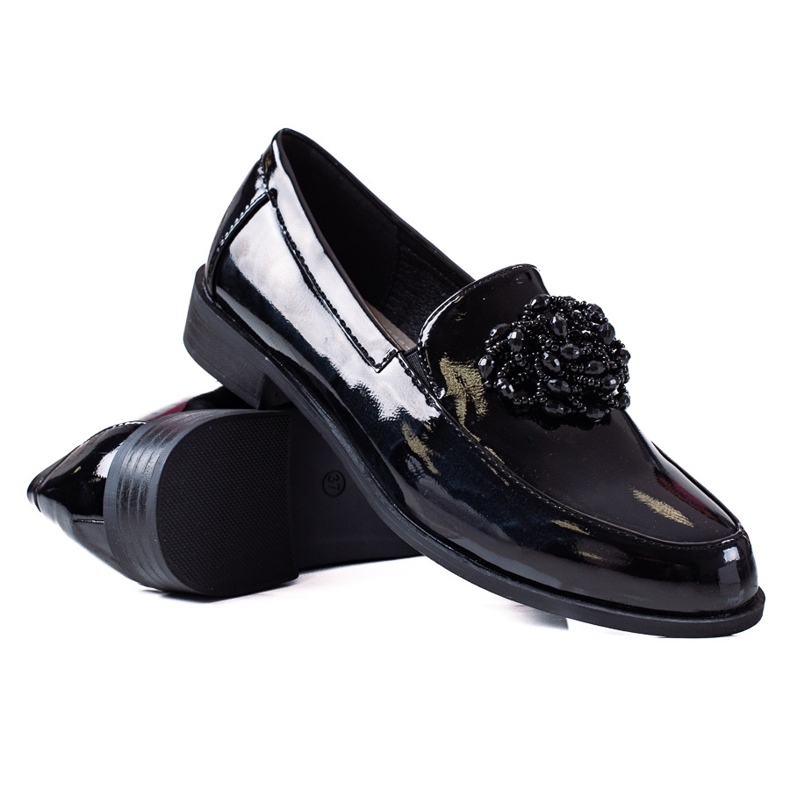 SHELOVET mocassins femininos preto