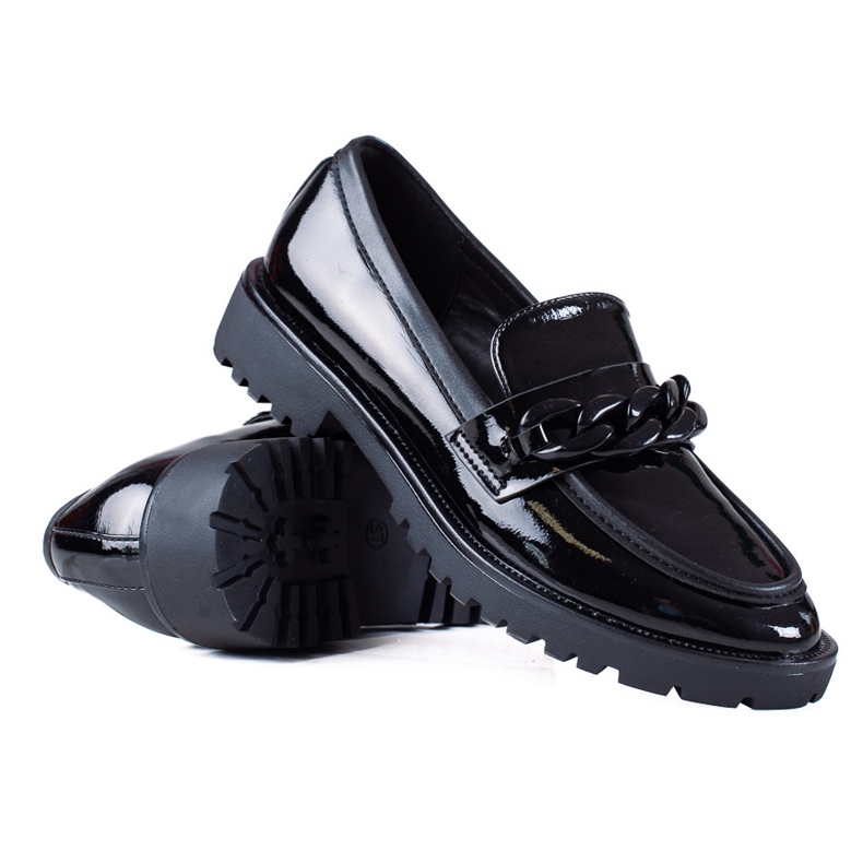 SHELOVET Mocassins elegantes preto