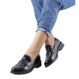 Os mocassins pretos de Alexan