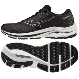 Tênis de corrida Mizuno Wave Inspire 18 M J1GC224404 preto Tênis de corrida Mizuno Wave Inspire 18 M J1GC224404 preto