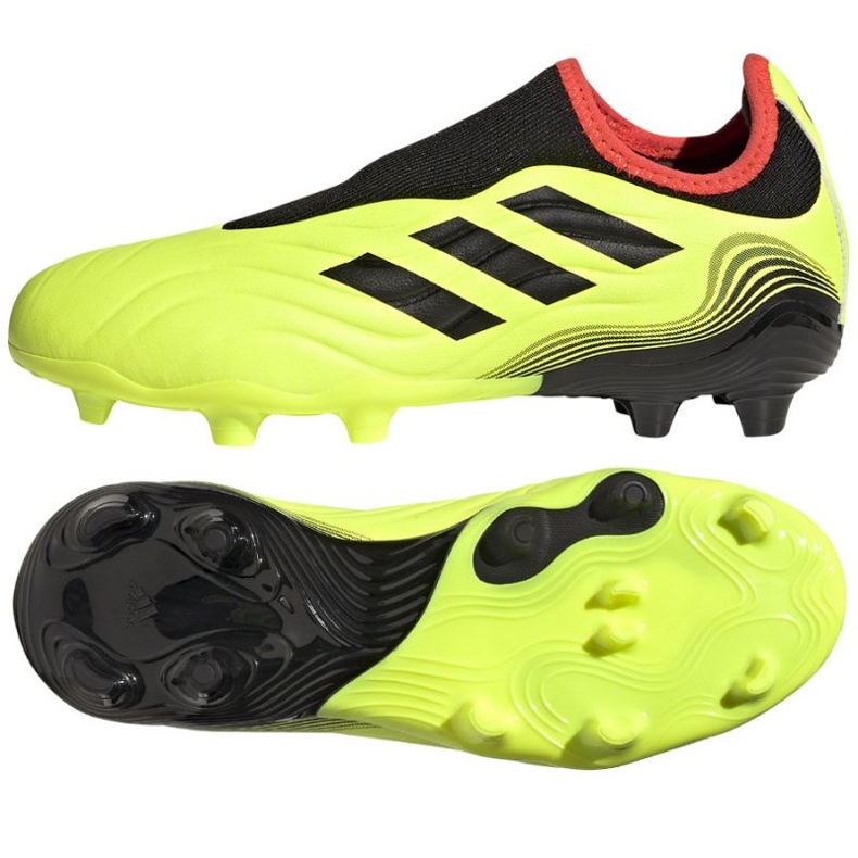 Chuteira Adidas Copa Sense.3 Ll Fg Jr GZ1383 amarelo amarelos