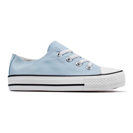 Tênis infantil Vico azul com elásticos