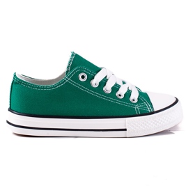 Tênis infantil Vico com cadarço verde