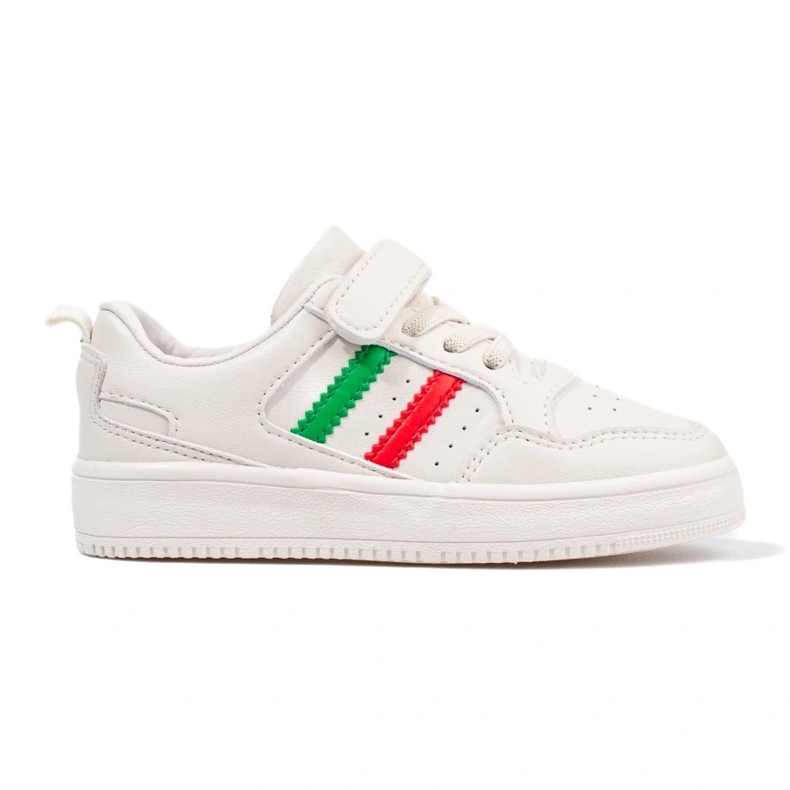 Tênis infantil branco com alças