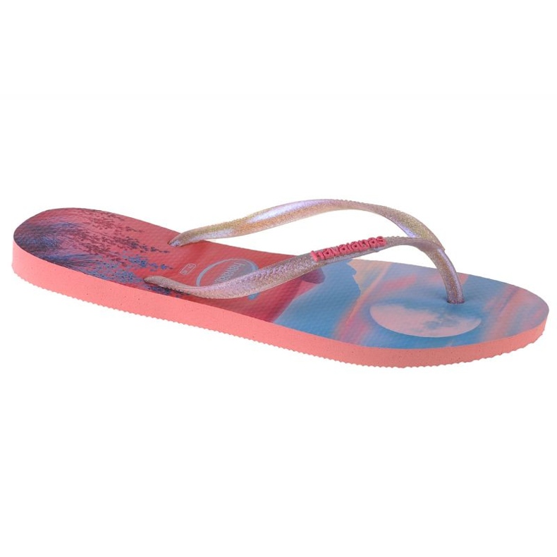 Chinelos Havaianas Slim Paisage 4132614-5217 rosa