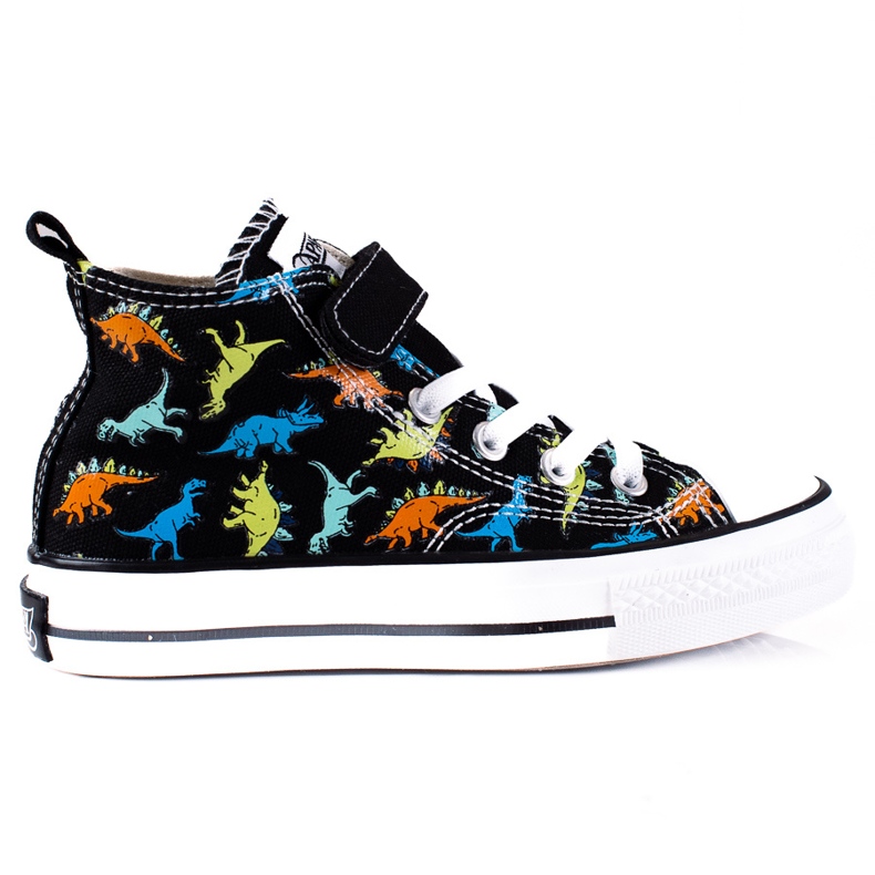 Dinossauros pretos de High Shelovet para meninos multicolorido