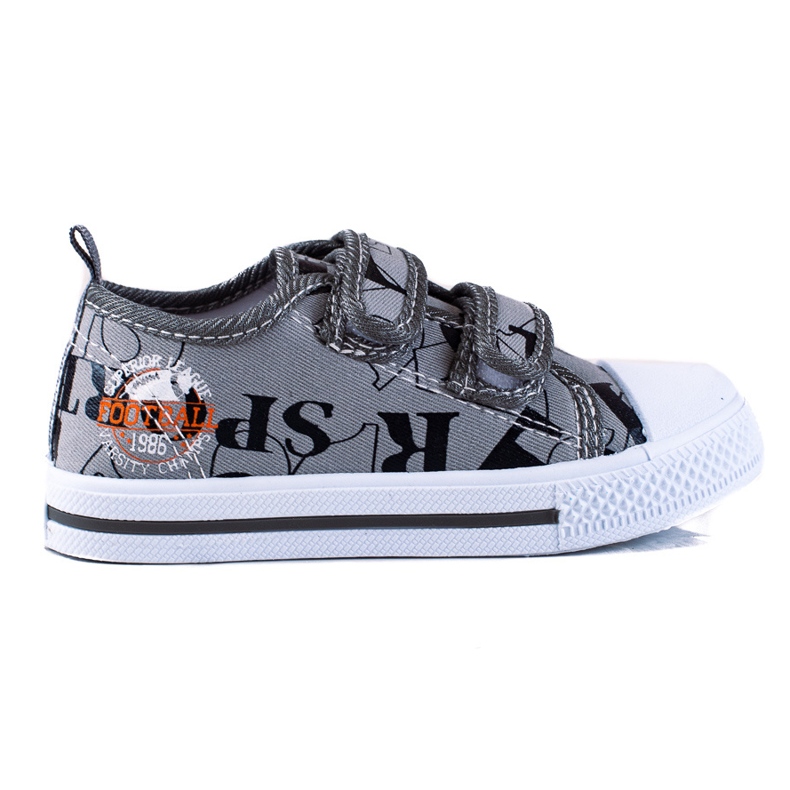 Sapatilhas de menino Shelovet com velcro cinza