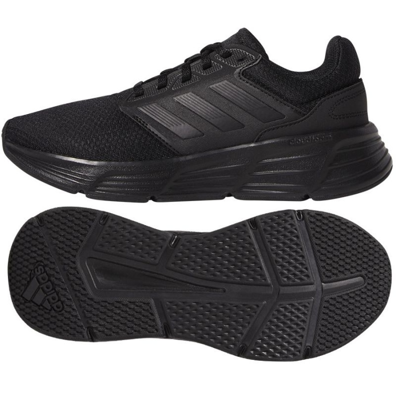 Tênis de corrida Adidas Galaxy 6 GW4131 preto