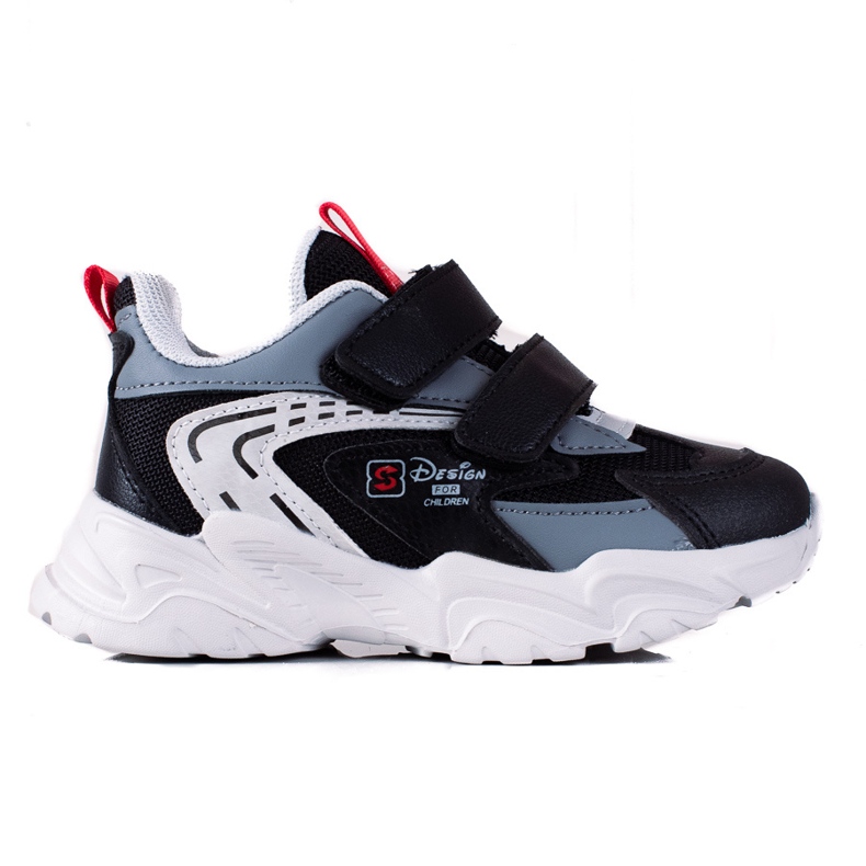 Tênis Shelovet meninos com sola grossa preta preto