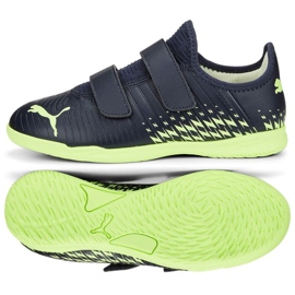 Sapatos Puma Future Z 4.4 It V Jr 107020 01 azul marinho verde azuis e azul marinho Sapatos Puma Future Z 4.4 It V Jr 107020 01 azul marinho verde azuis e azul marinho