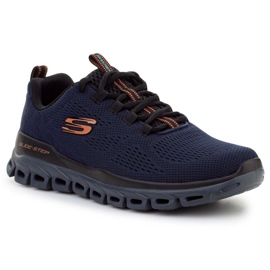 Skechers Glide Step Fastun Up M 232136-NVBK preto azul marinho