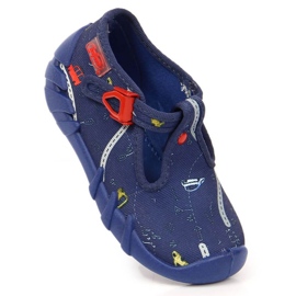 Chinelos com fecho Befado Jr BEF2S azul marinho