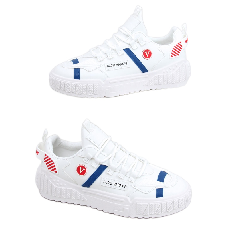 Tênis Bang Red branco vermelho