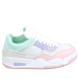Sapatilhas Inika Multi Bege branco tolet rosa multicolorido verde
