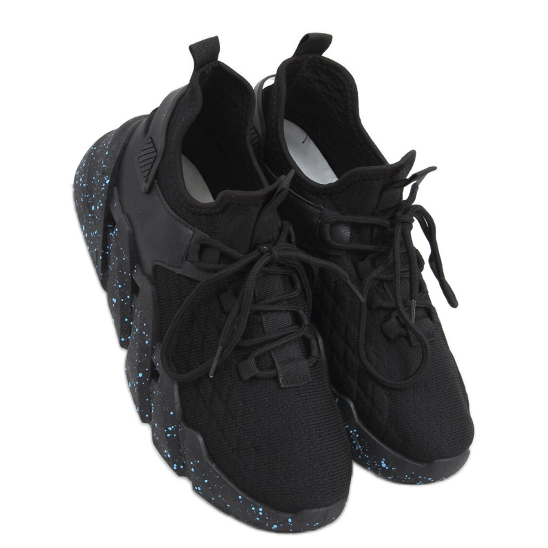 Indu sapatos esportivos de meia preta preto