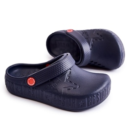 Chinelos leves para crianças Kroks Big Star II375002 Azul marinho