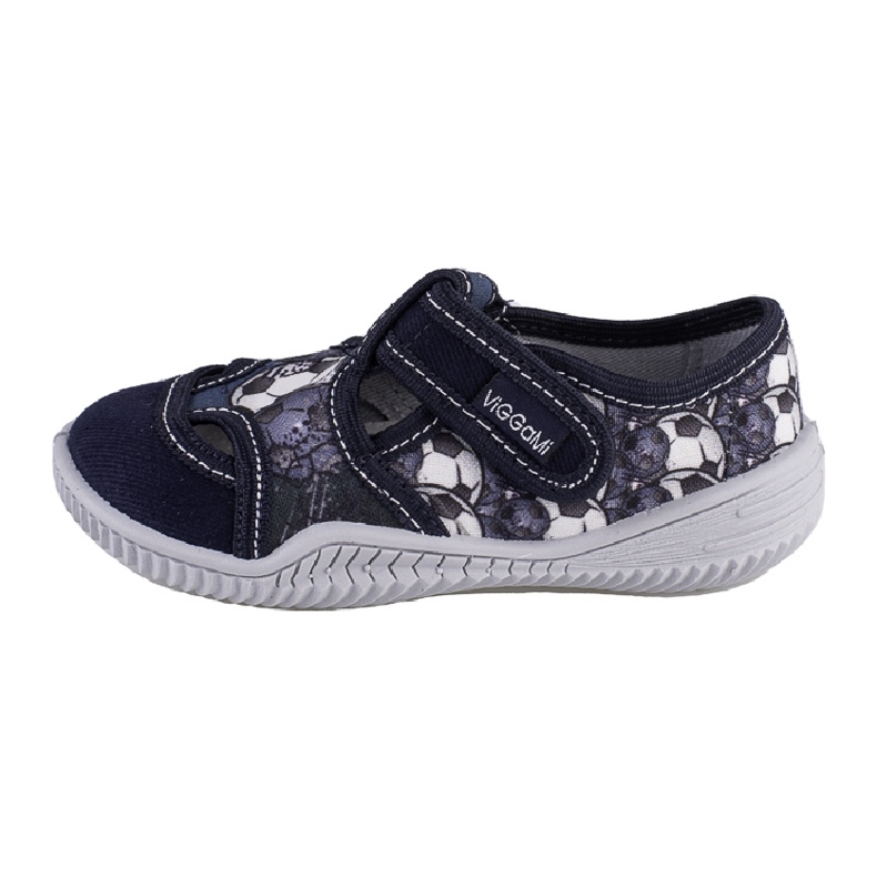 Chinelos de menino Viggami Adaś clássico azul marinho