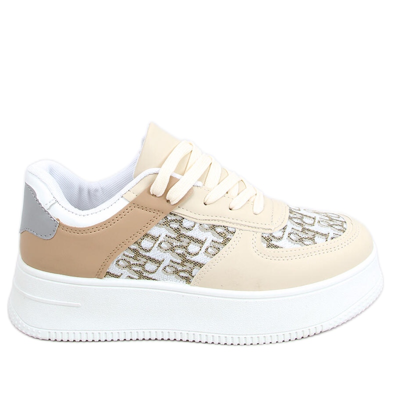 Tênis esportivo feminino Hiver Bege