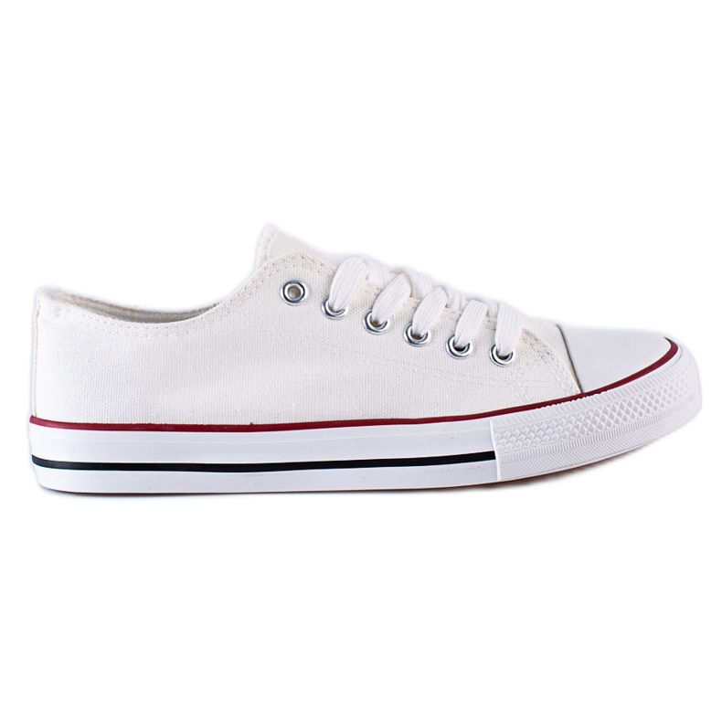 Tênis branco Shelovet clássico da juventude