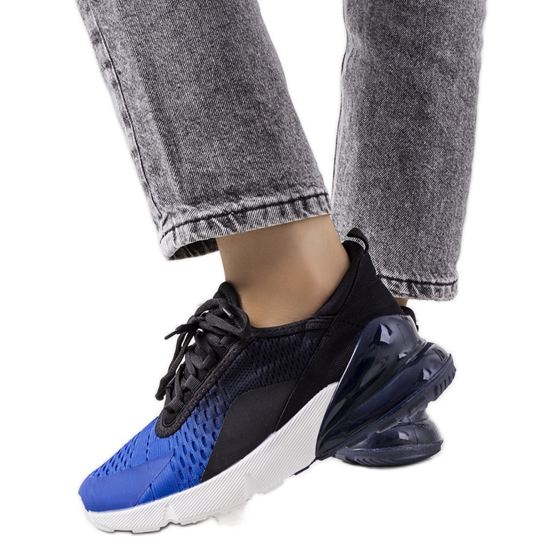 Glaner tênis esportivo azul marinho preto