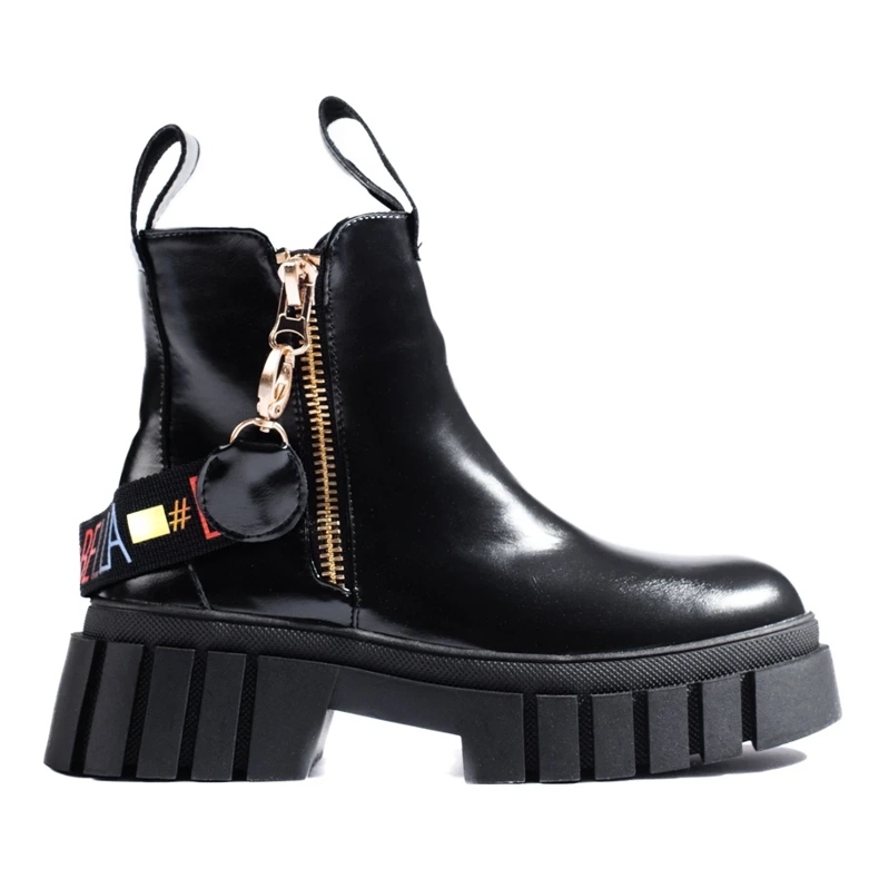 Botas de trabalho pretas preto