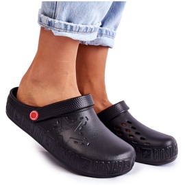 Chinelos leves femininos Kroks Big Star II275001 preto