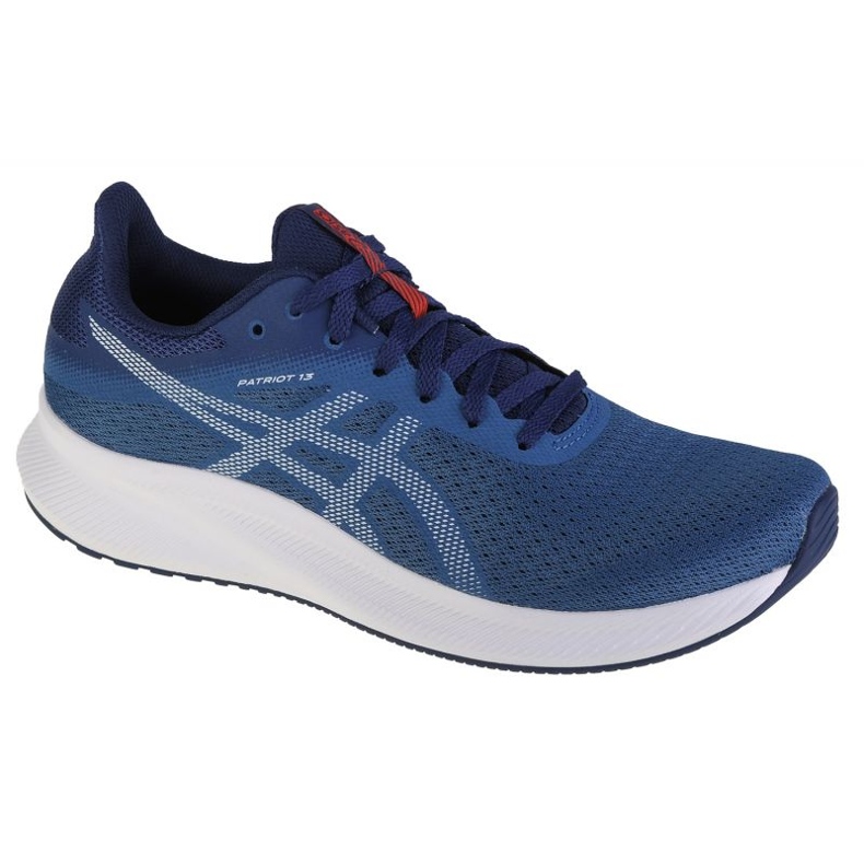 Tênis de corrida Asics Patriot 13 M 1011B485-400 azul marinho azul