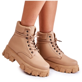 Botas Femininas Warm Trappers Bege Flavin