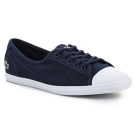 Lacoste Ziane Bl 2 Spw Nvy Canvas W 7-32SPW0141003 azul marinho