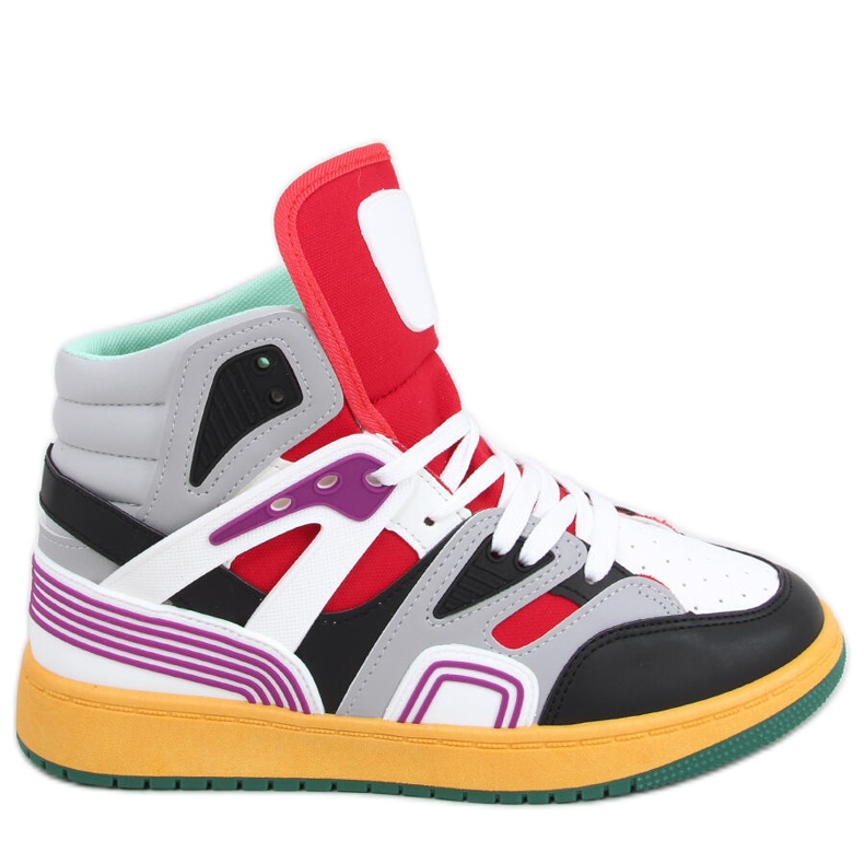 Tênis cano alto Pall Grey Green multicolorido