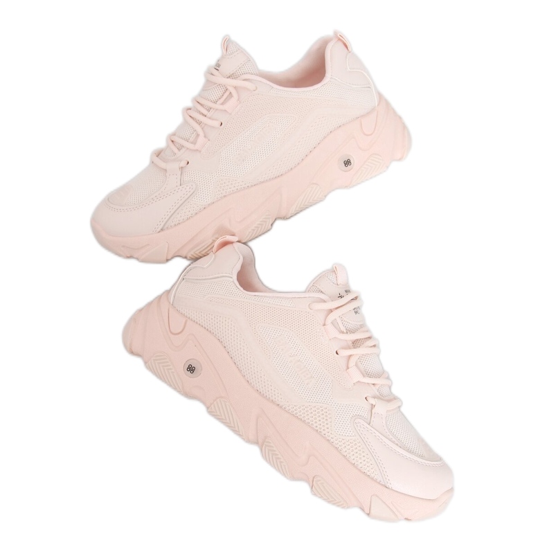 Tênis esportivo feminino Frances Pink rosa