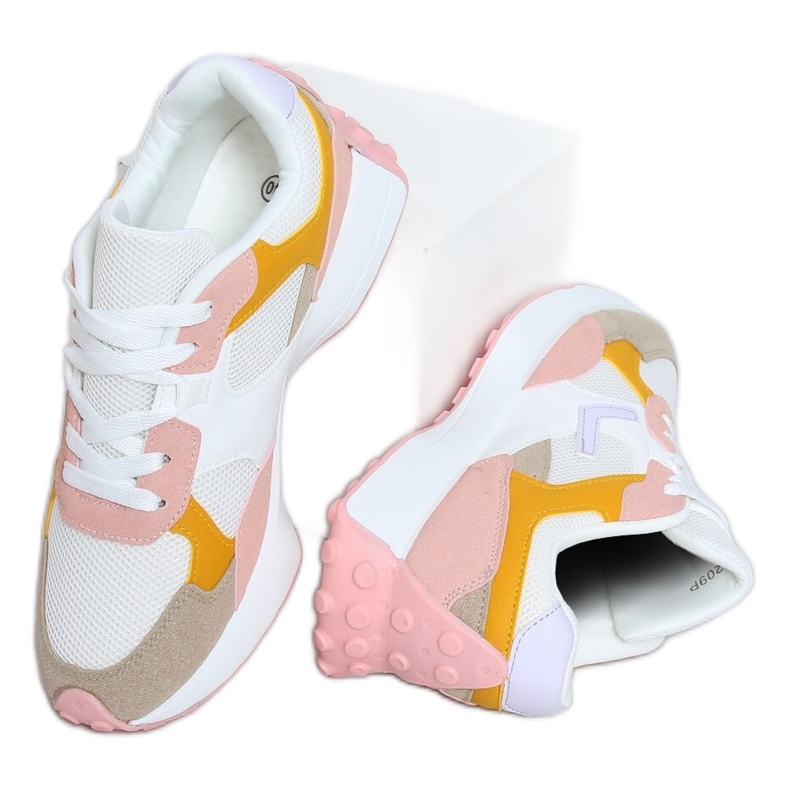 Tênis esportivo Amelia Pink multicolorido