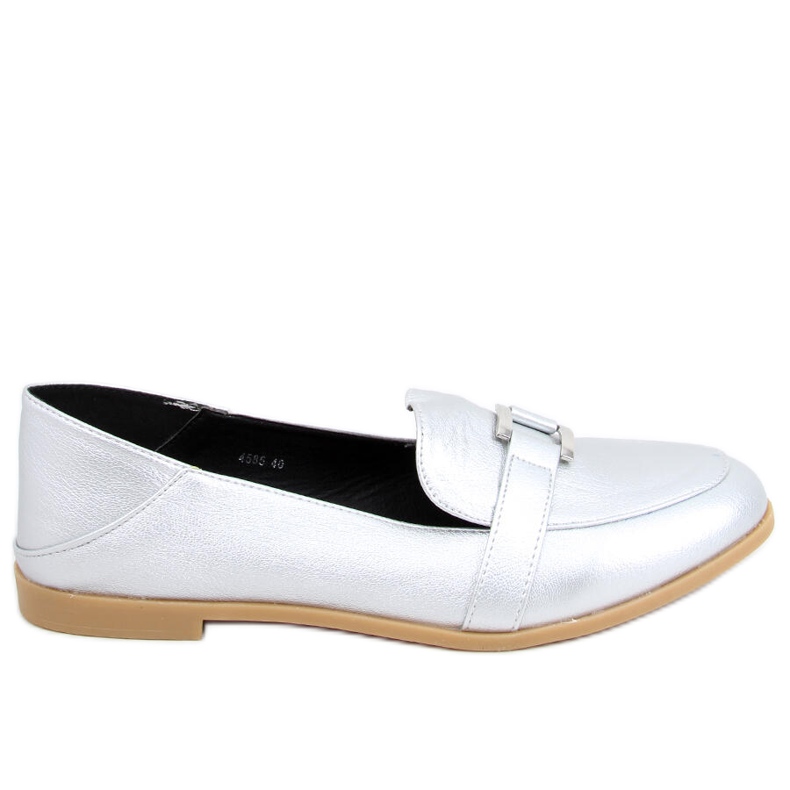 Mocassins de mulher Alma Silver prata