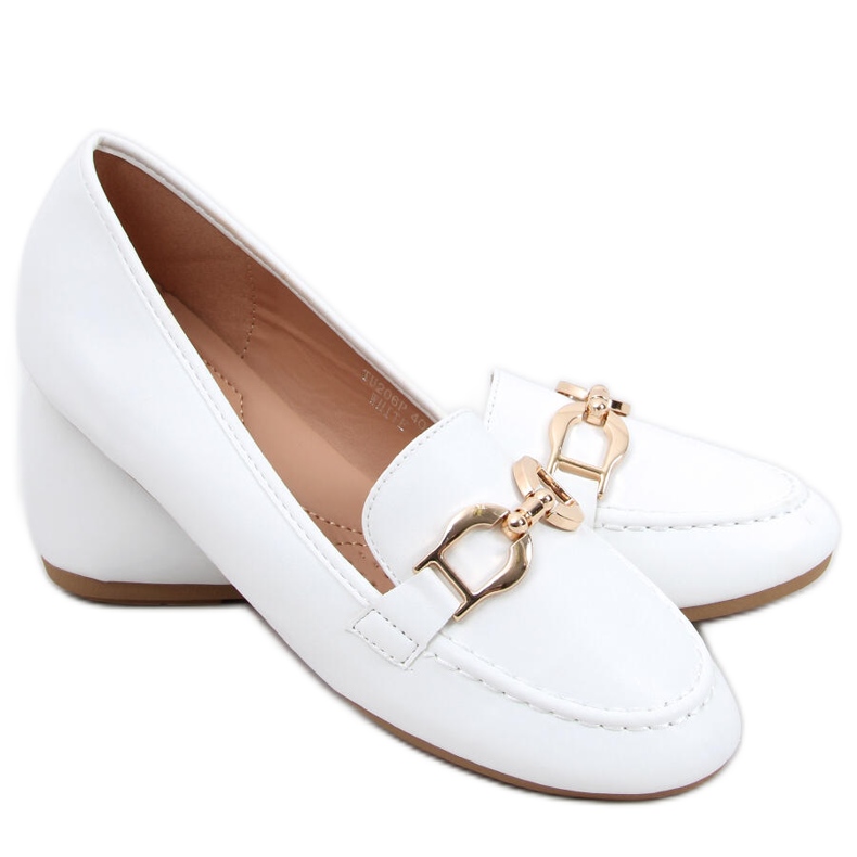 Mocassins femininos Amiya White branco