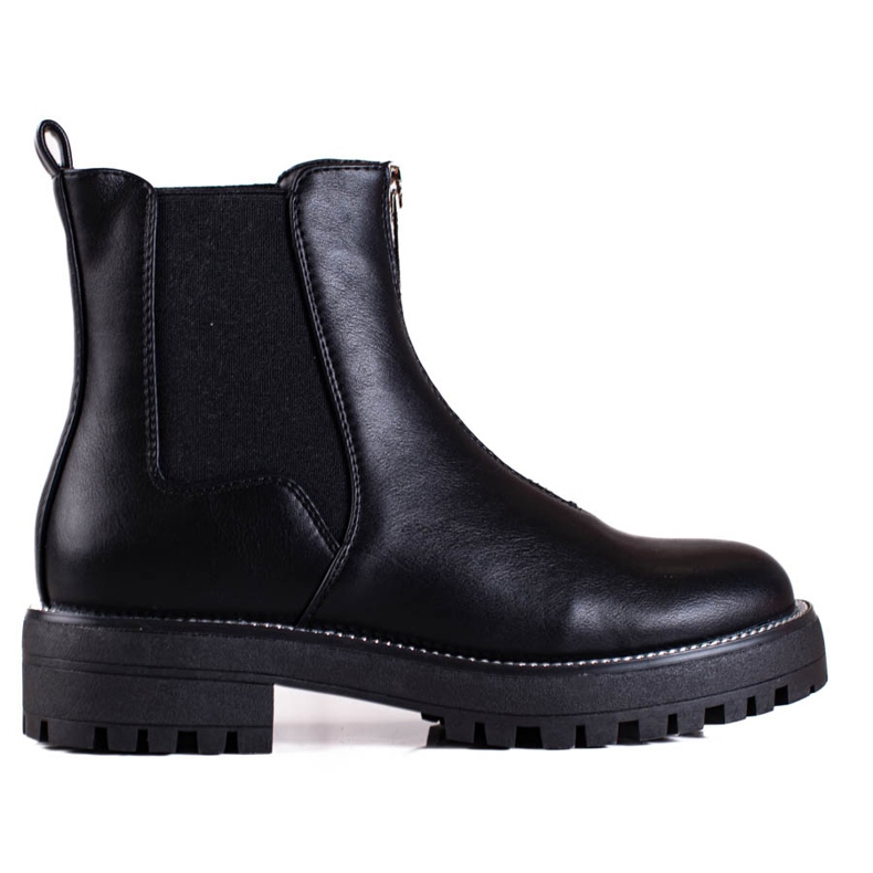 Trabalhadores negros femininos Shelovet com zíper preto