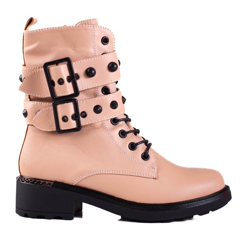 Bolsas femininas Shelovet bege com acessórios pretos