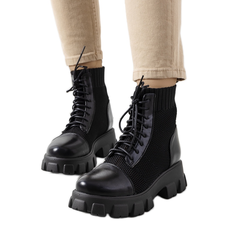 Botas femininas pretas Lewers preto