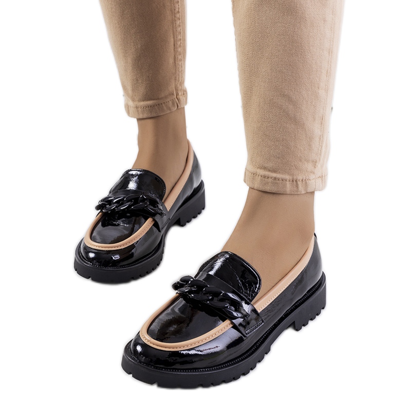 Sapato preto lacado da Eldark