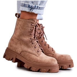 PG1 Botas quentes de camurça Trabalhadores Brown Darvin marrom