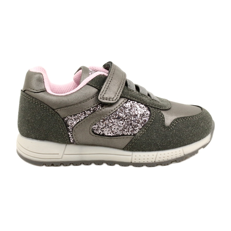 American Club ES40 Grey-Silver Sapatos esportivos infantis cinza