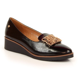 Sapatos lacados, slip-on, Potocki preto Sapatos lacados, slip-on, Potocki preto