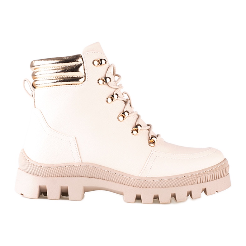 Botas bege da W. Potocki Botas bege da W. Potocki