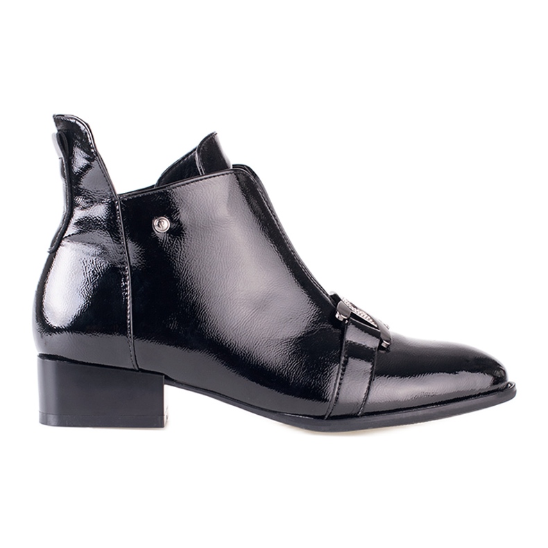 Botas pretas elegantes por W. Potocki preto