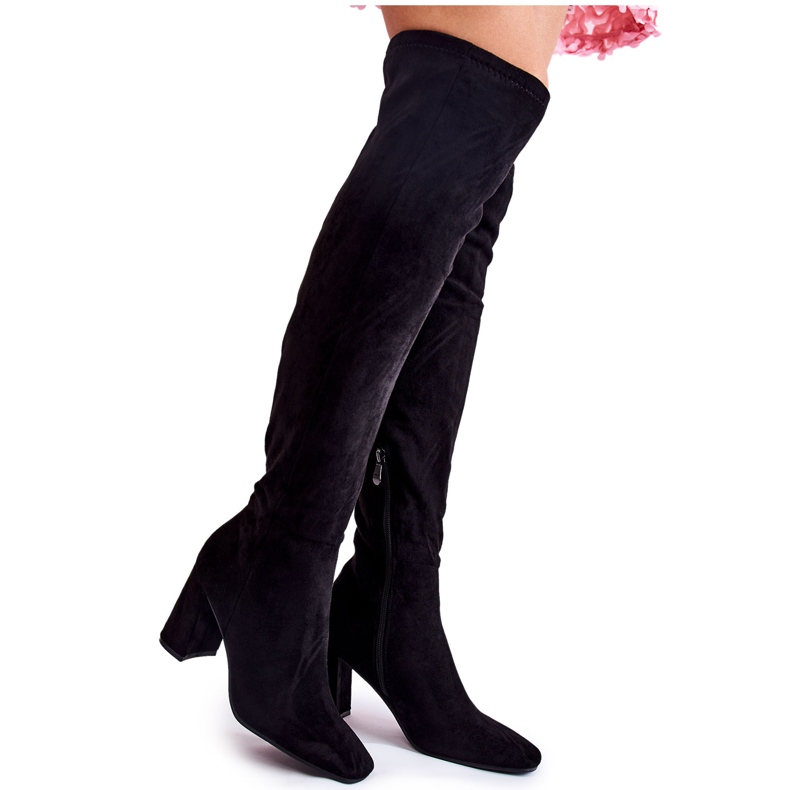 FJ1 Botas Kastia pretas de camurça clássicas preto