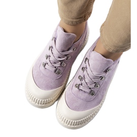 Sapatos femininos roxos