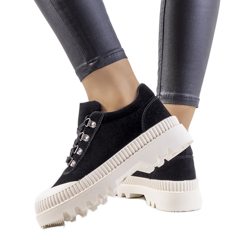 Sapatos femininos negros preto