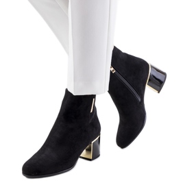 Botas pretas elegantes Montes preto