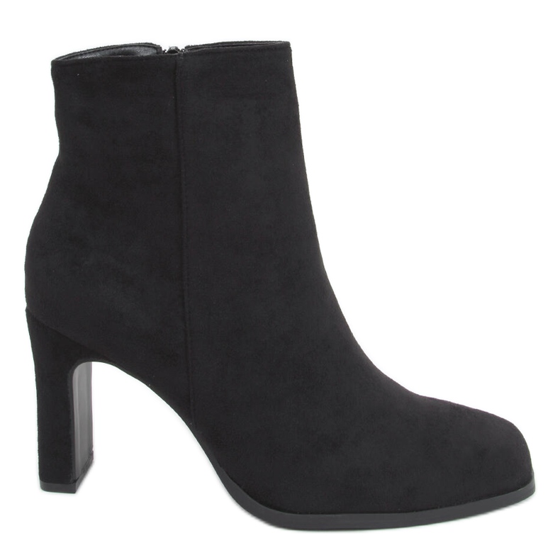 Madison Black Suede de salto alto preto