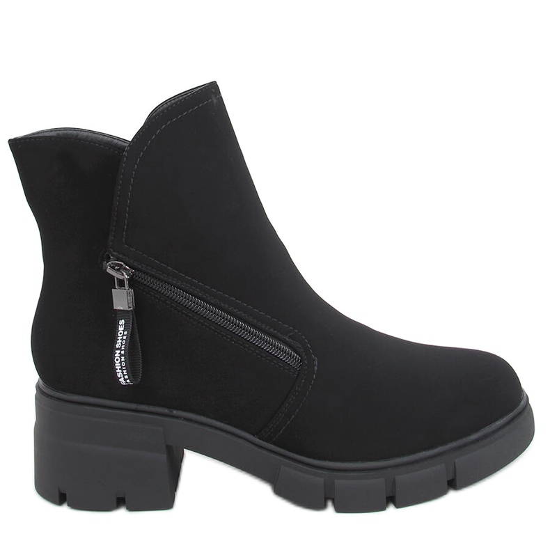 Botas de sola alta Alaska Black preto